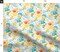 Baby Duck Rainy Days Muddy Puddles Welly Boots Puddle Jumping Blue Yellow Custom Printed Fabric by Spoonflower Various Fabrics by the Yard or Fat Quarter